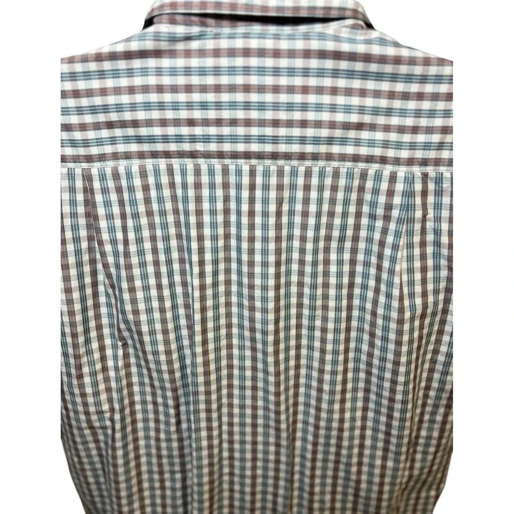 The‎ North Face Shirt Mens Large Plaid Short Sleeve Button Up Shirt Performance